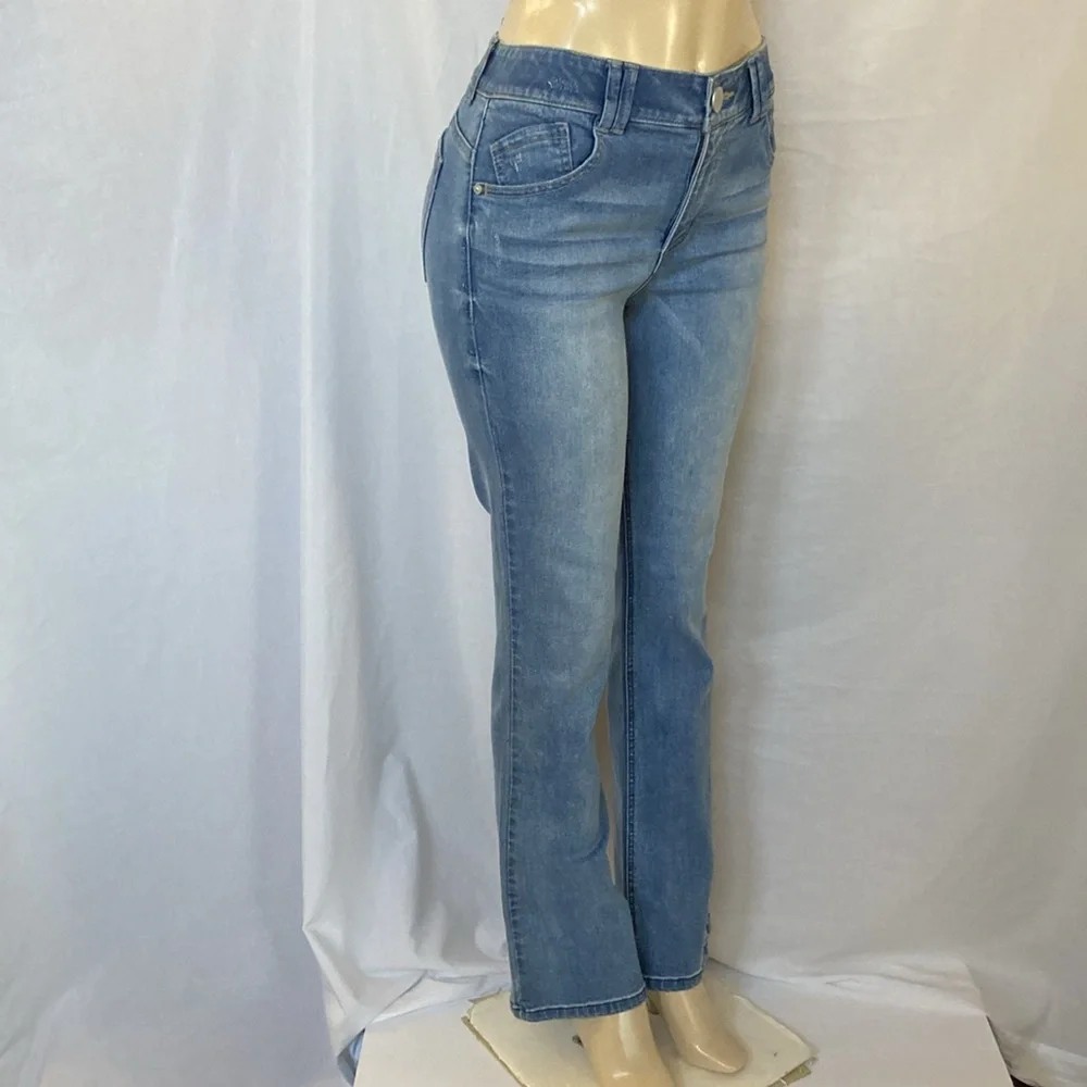 DEMOCRACY Jeans Women’s Tummy Control Size 6 Distressed Itty Bitty Boot NWOT_2